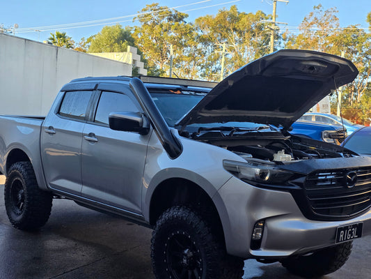 20/21 onwards mazda BT50 Short entry 5 Inch stainless steel snorkel