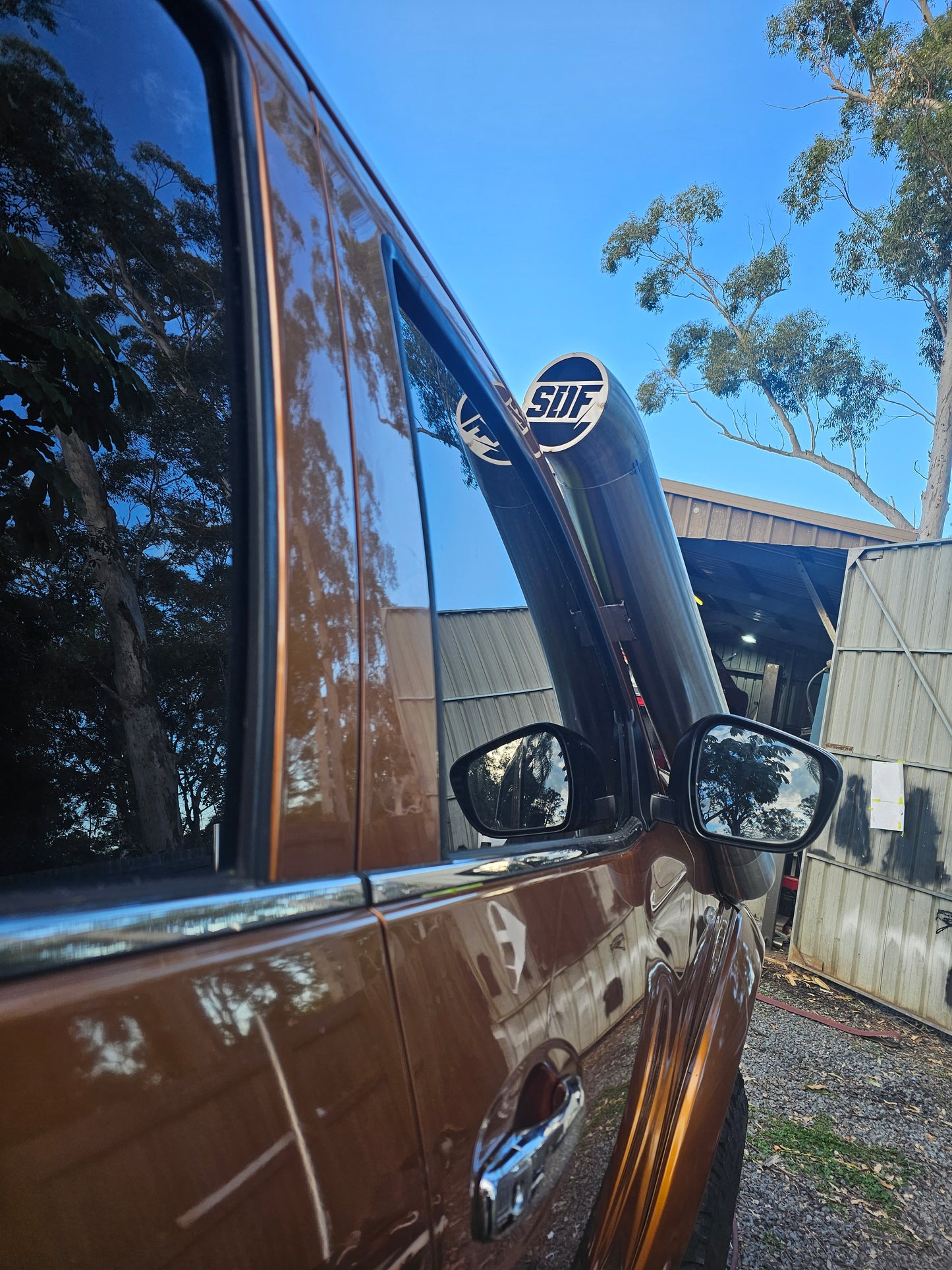 Nissan NP300 5" snorkel and Airbox combo