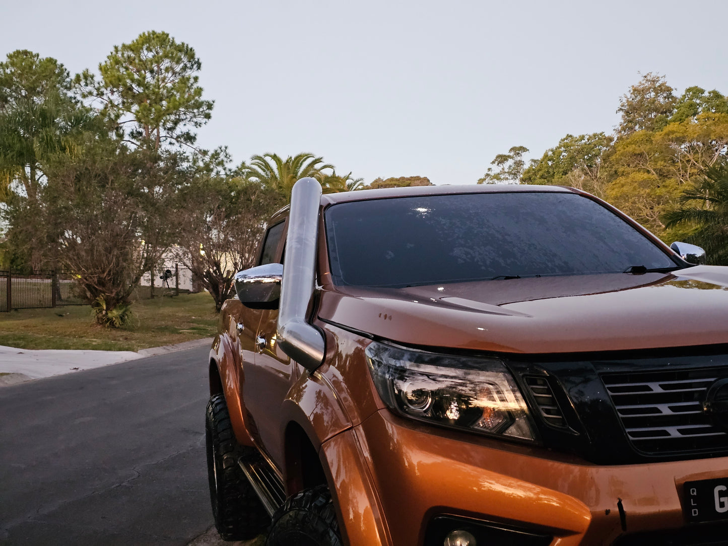 Nissan NP300 5" snorkel and Airbox combo