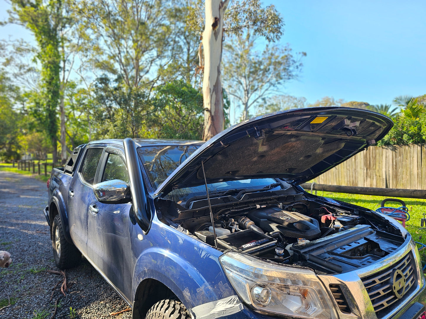 Nissan NP300 4" Snorkel and airbox Combo Short Entry