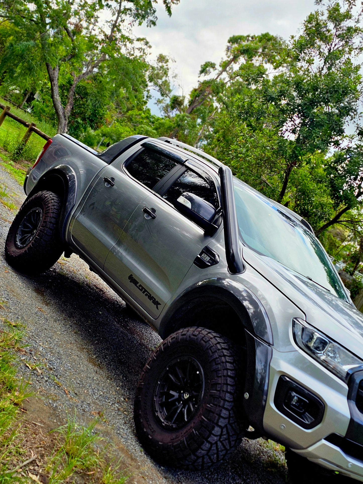 Ford Ranger PX 4" Short entry snorkel