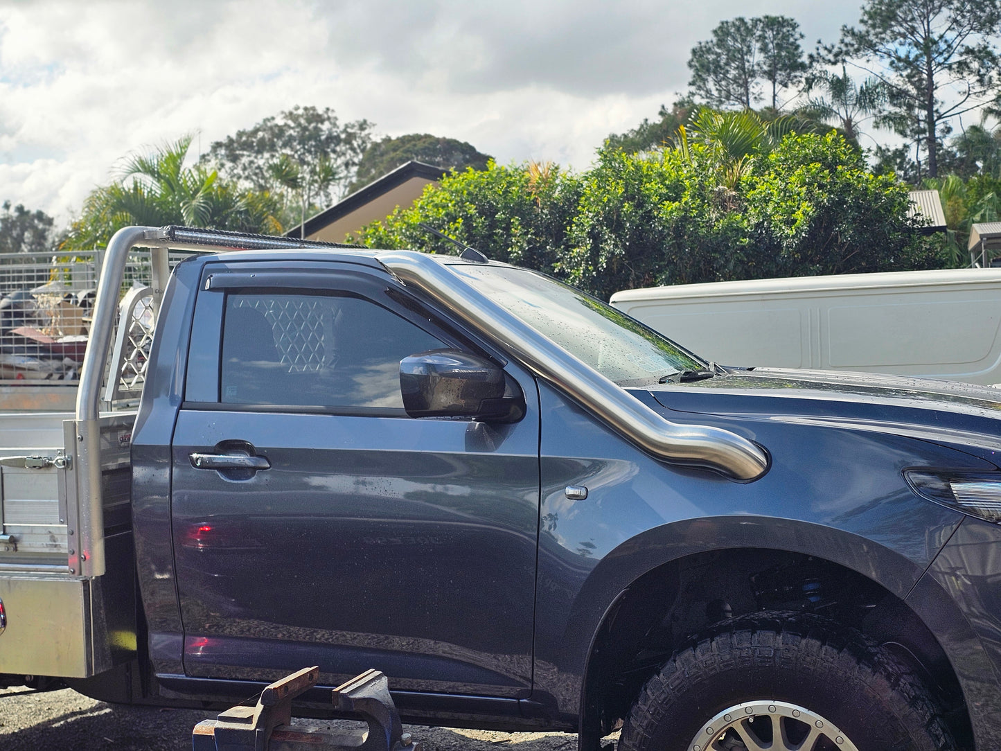 20/21 onwards mazda BT50 Mid entry stainless steel snorkel