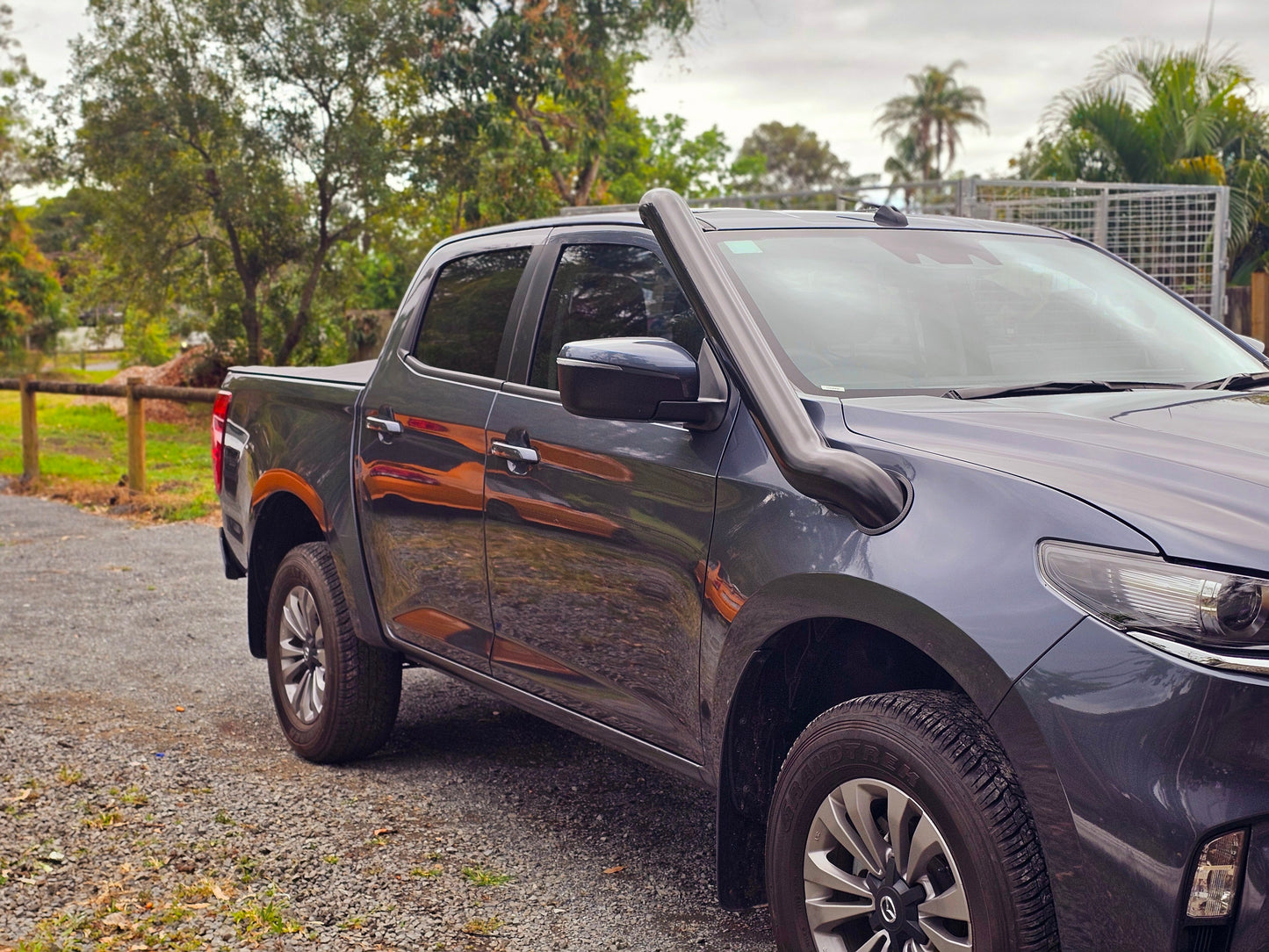 20/21 onwards mazda BT50 Mid entry stainless steel snorkel