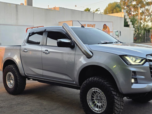 Isuzu DMAX 2020 Onwards 5Inch Short Entry Stainless steel snorkel