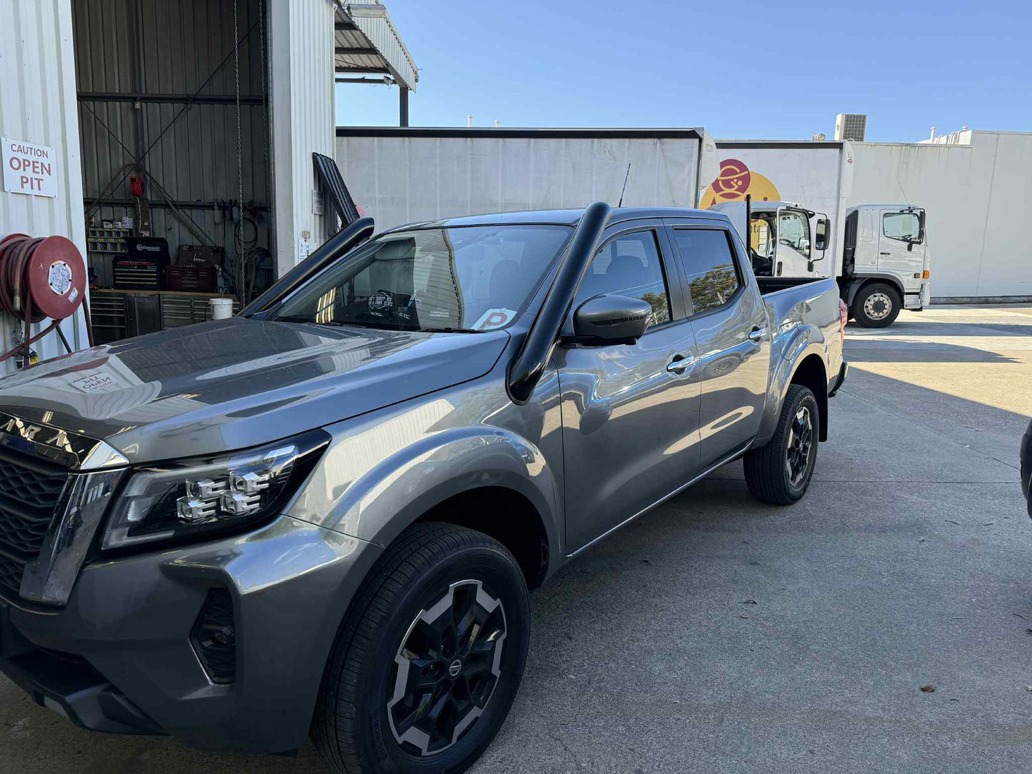 Nissan NP300 Dual 4" Short Entry Snorkels And Airbox Combo