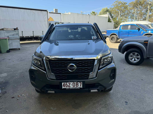 Nissan NP300 Dual 4" Short Entry Snorkels And Airbox Combo