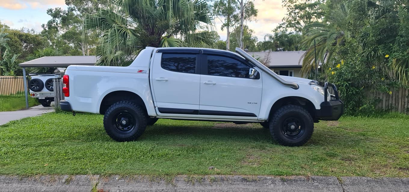 Holden Colorado RG Stainless Steel Snorkel - Side Design Fabrications