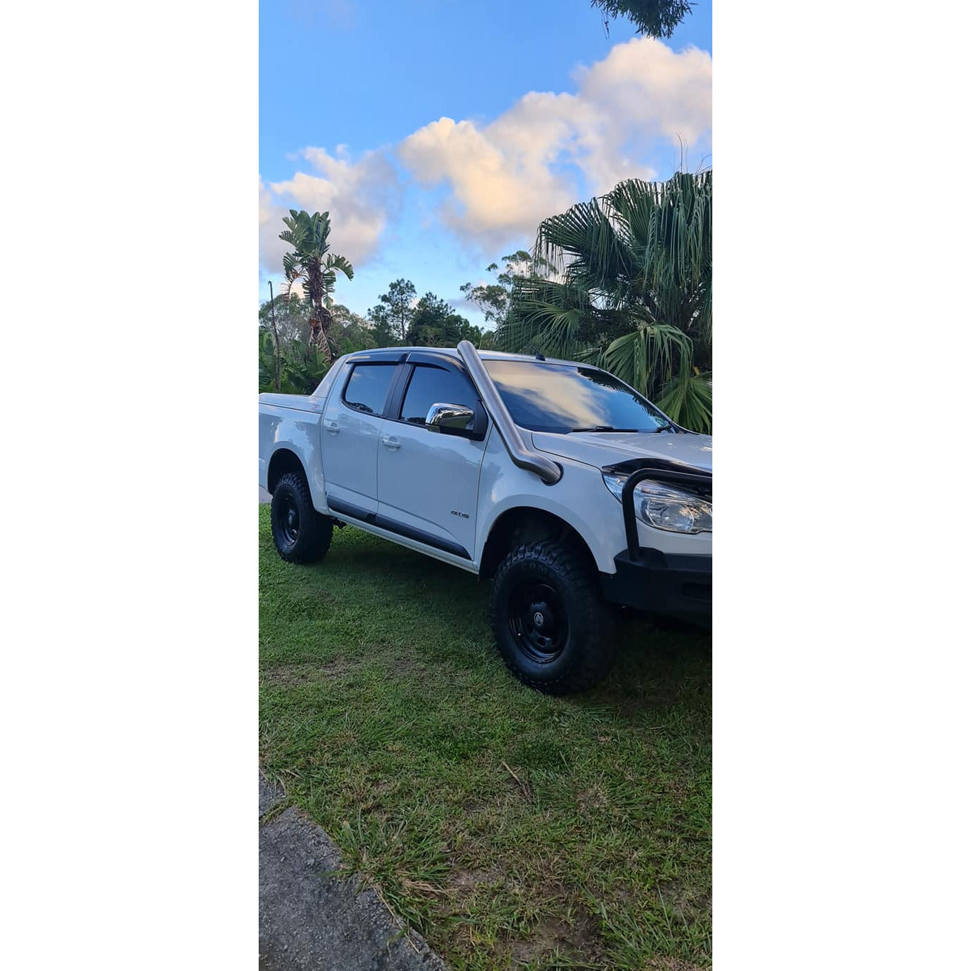 Holden Colorado RG Stainless Steel Snorkel - Side Design Fabrications