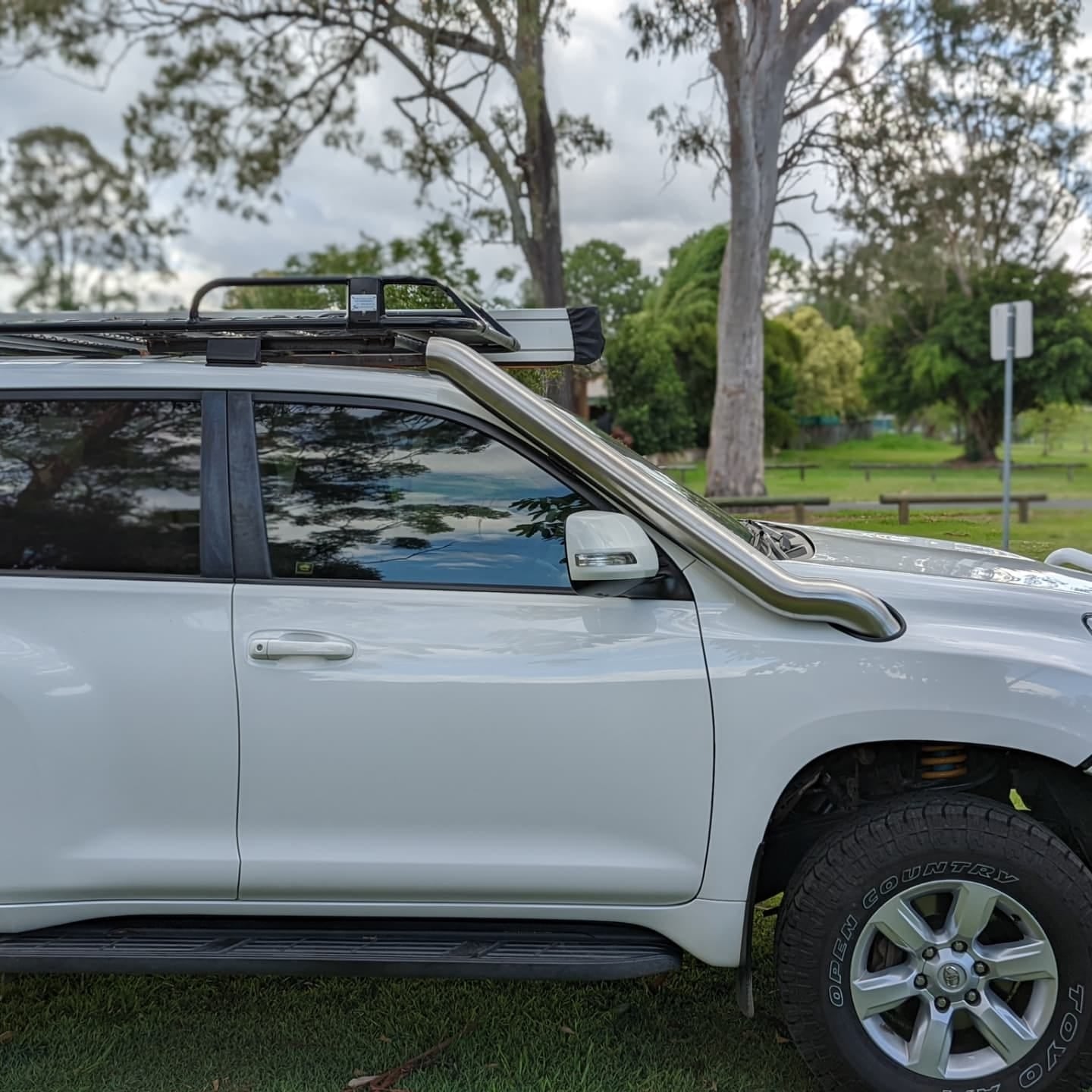 Toyota Prado 150 Series Stainless Steel Snorkel - Side Design Fabrications