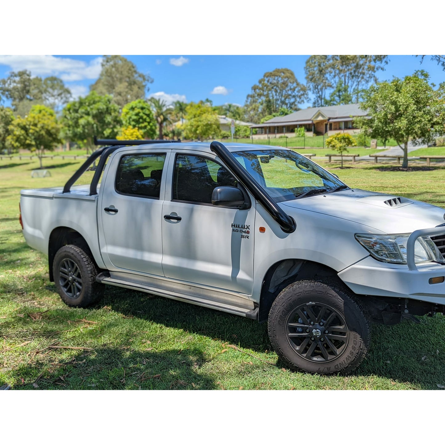 Toyota Hilux N70 Stainless Steel Snorkel - Side Design Fabrications