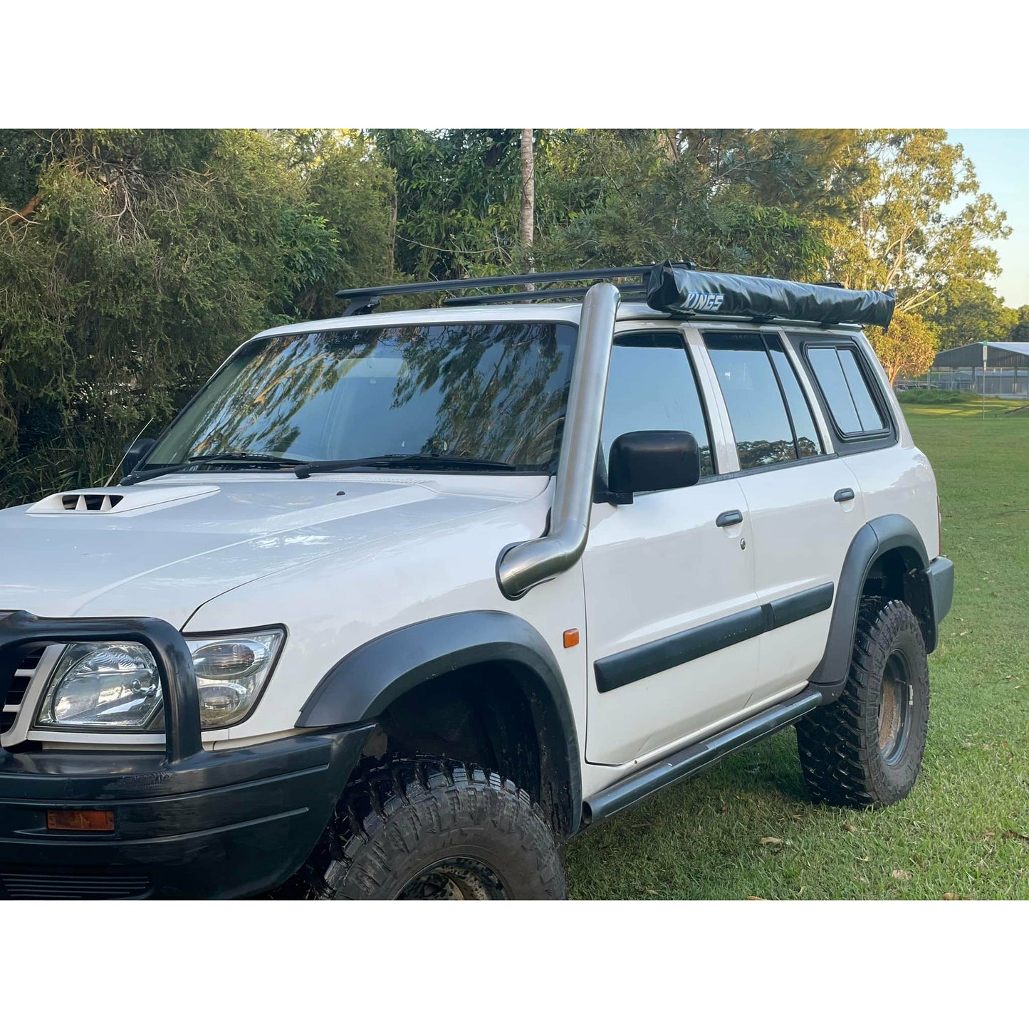 Nissan GU Patrol Stainless Steel Snorkel - Side Design Fabrications