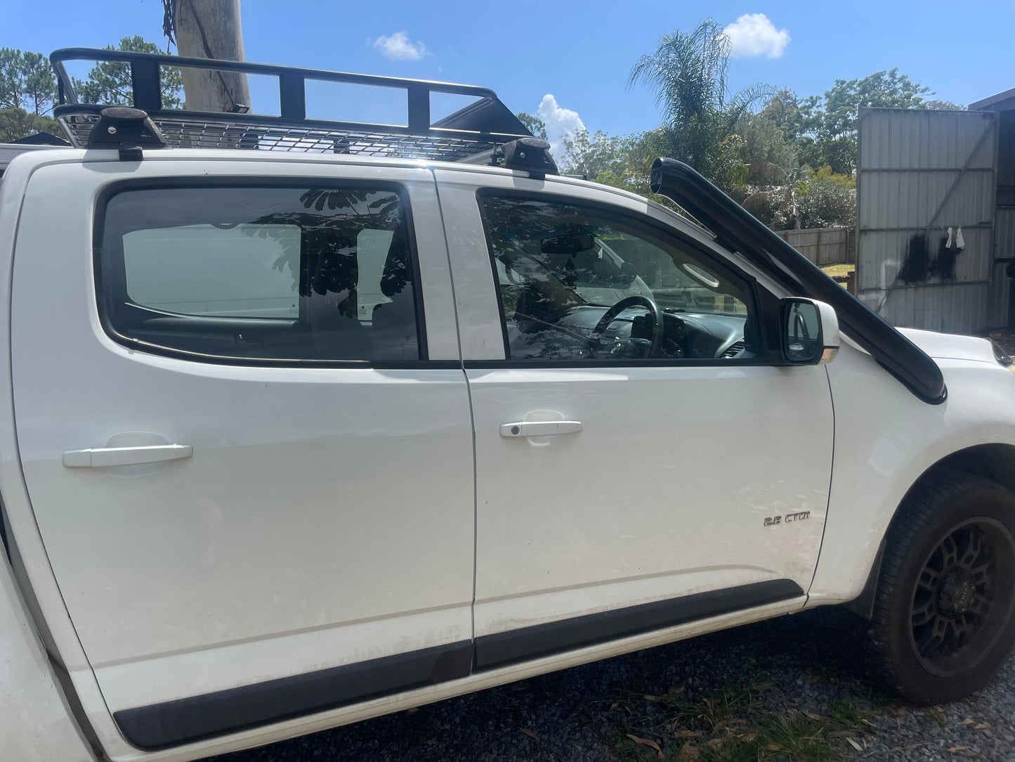 Holden Colorado RG SHORT ENTRY Stainless Steel Snorkel