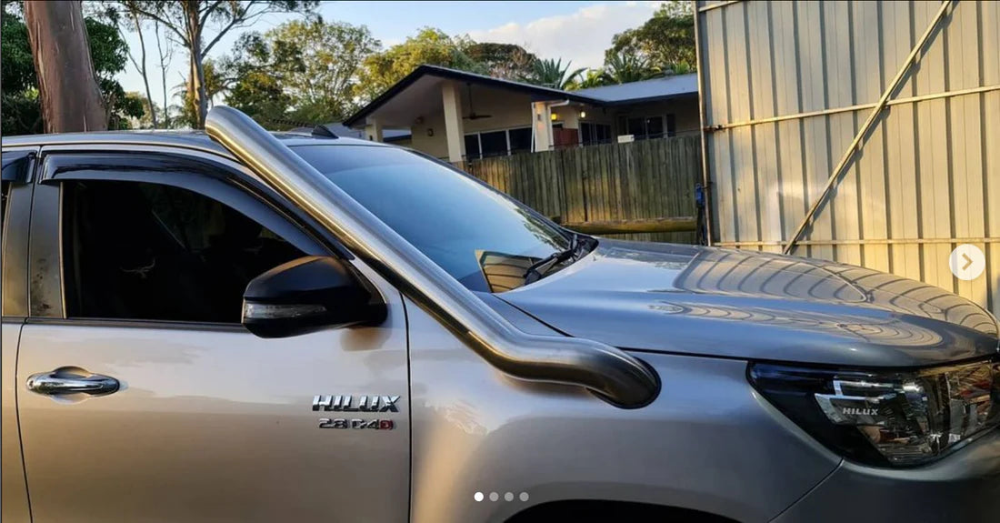 Toyota Hilux N80 Stainless Steel Snorkel - Side Design Fabrications