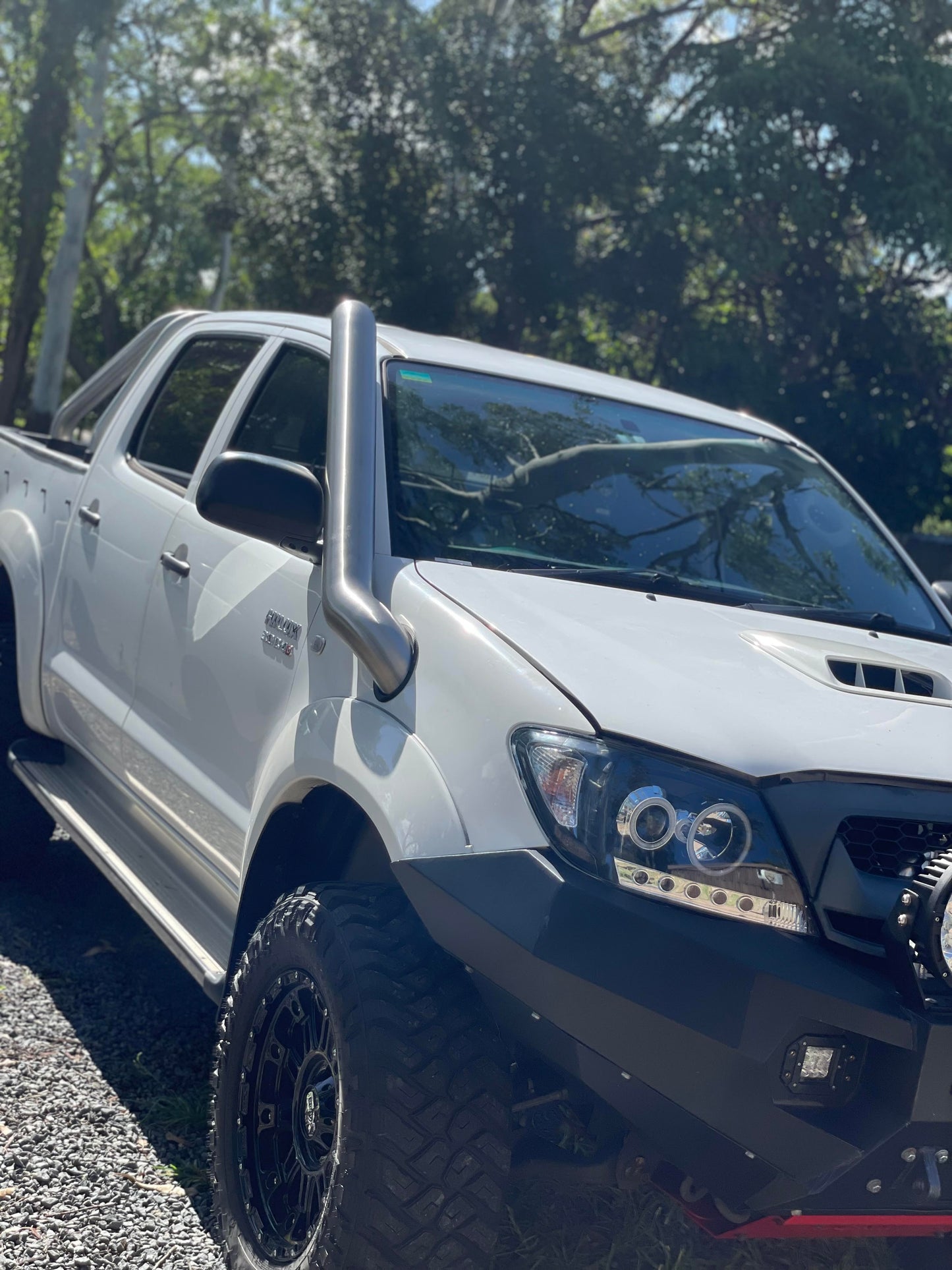 Toyota Hilux N70 MID ENTRY Stainless Steel Snorkel